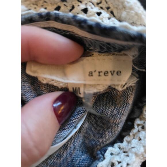 Anthropologie A'reve Winter/Holiday Over The Knee Diamonds And Snowflakes Sz M/L - Picture 5 of 6